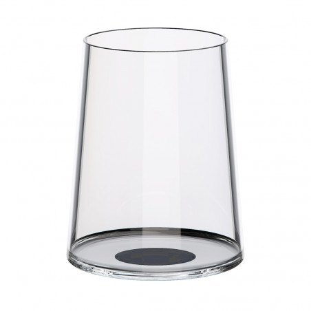 Комплект 2 бр кристални чаши за бяло вино Trebonn SplitGlass 2025120, 280 мл, Ø7.3x9 см, Модулна система, Черен