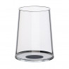 Комплект 2 бр кристални чаши за бяло вино Trebonn SplitGlass 2025120, 280 мл, Ø7.3x9 см, Модулна система, Черен