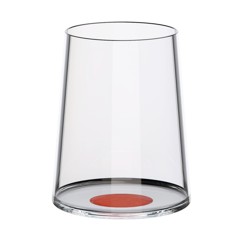 Комплект 2 бр кристални чаши за бяло вино Trebonn SplitGlass 2025121, 280 мл, Ø7.3x9 см, Модулна система, Червен
