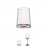 Комплект 2 бр кристални чаши за бяло вино Trebonn SplitGlass 2025121, 280 мл, Ø7.3x9 см, Модулна система, Червен