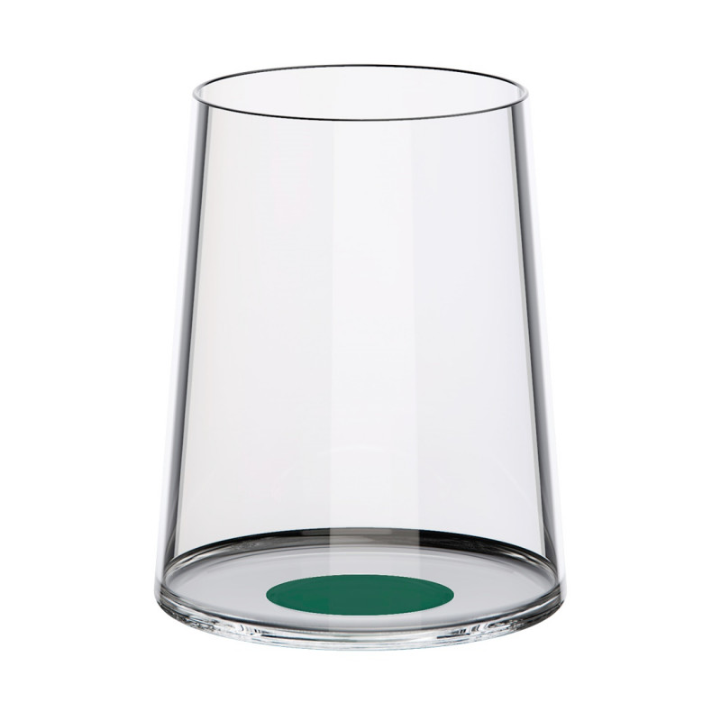 Комплект 2 бр кристални чаши за бяло вино Trebonn SplitGlass 2025123, 280 мл, Ø7.3x9 см, Модулна система, Зелен
