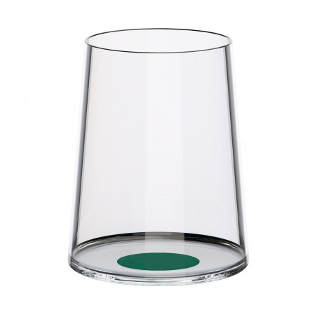 Комплект 2 бр кристални чаши за бяло вино Trebonn SplitGlass 2025123, 280 мл, Ø7.3x9 см, Модулна система, Зелен