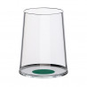 Комплект 2 бр кристални чаши за бяло вино Trebonn SplitGlass 2025123, 280 мл, Ø7.3x9 см, Модулна система, Зелен