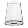 Комплект 2 бр кристални чаши за червено вино Trebonn SplitGlass 2025110, 450 мл, Ø9.2x10.5 см, Модулна система, Черен