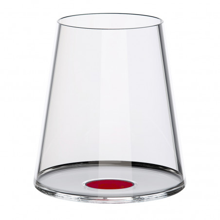 Комплект 2 бр кристални чаши за червено вино Trebonn SplitGlass 2025111, 450 мл, Ø9.2x10.5 см, Модулна система, Червен