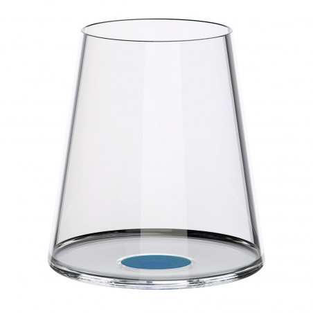 Комплект 2 бр кристални чаши за червено вино Trebonn SplitGlass 2025112, 450 мл, Ø9.2x10.5 см, Модулна система, Син