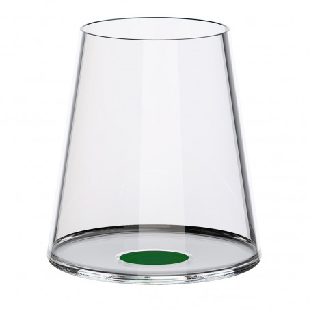 Комплект 2 бр кристални чаши за червено вино Trebonn SplitGlass 2025113, 450 мл, Ø9.2x10.5 см, Модулна система, Зелен