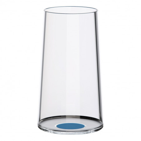 Комплект 2 бр кристални чаши за шампанско Trebonn SplitGlass 2025132, 320 мл, Ø7.8x12.5 см, Модулна система, Син