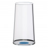 Комплект 2 бр кристални чаши за шампанско Trebonn SplitGlass 2025132, 320 мл, Ø7.8x12.5 см, Модулна система, Син