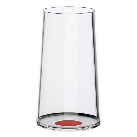 Комплект 2 бр кристални чаши за шампанско Trebonn SplitGlass 2025131, 320 мл, Ø7.8x12.5 см, Модулна система, Червен