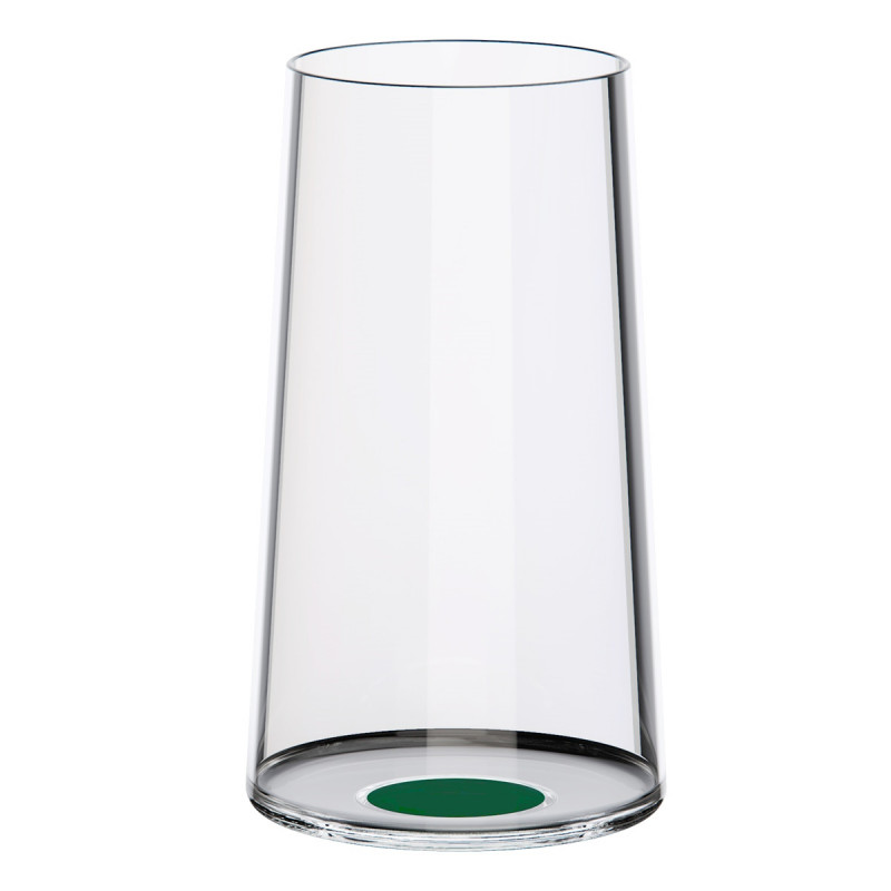 Комплект 2 бр кристални чаши за шампанско Trebonn SplitGlass 2025133, 320 мл, Ø7.8x12.5 см, Модулна система, Зелен