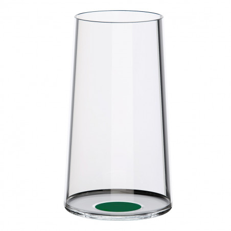 Комплект 2 бр кристални чаши за шампанско Trebonn SplitGlass 2025133, 320 мл, Ø7.8x12.5 см, Модулна система, Зелен