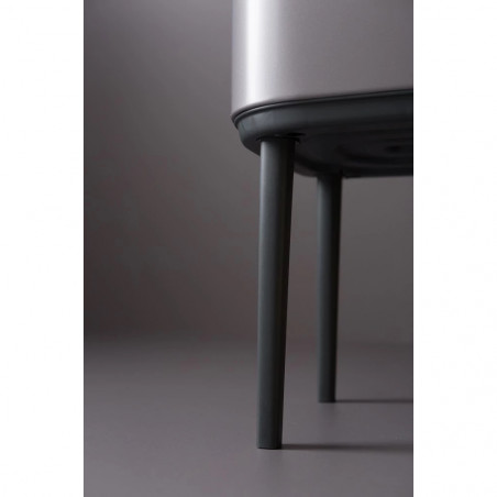 Кош за боклук Brabantia Bo Touch 651113, 11+23 л, Плавно и безшумно отваряне, Голям отвор, Сив