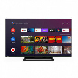 Телевизор Toshiba 50UA3E63DG, 50", 126 см, UHD-4K 3840x2160, Клас E, Android, Dolby Vision, TRU Flow, Черен