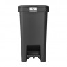 Кош за боклук с педал Brabantia StepUp 1008479, 16 л, Екологични материали, Голям отвор, Тъмносив