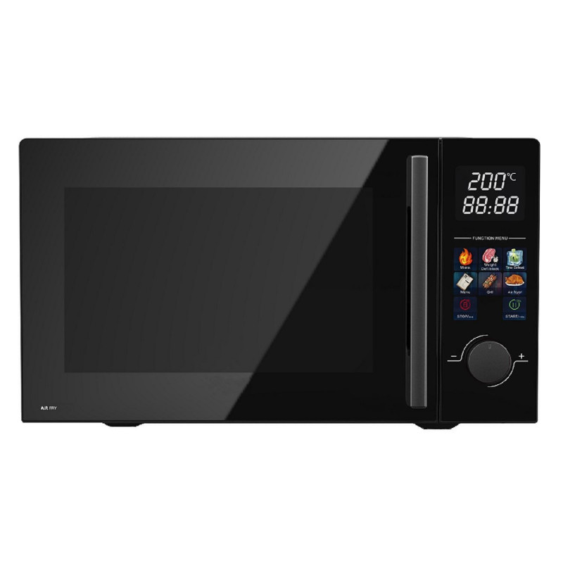 Микровълнова фурна Finlux FMO-2525, Готвене с горещ въздух, 4250W, 25 л, 8 програми, Конвекция, Грил, Таймер, Черен