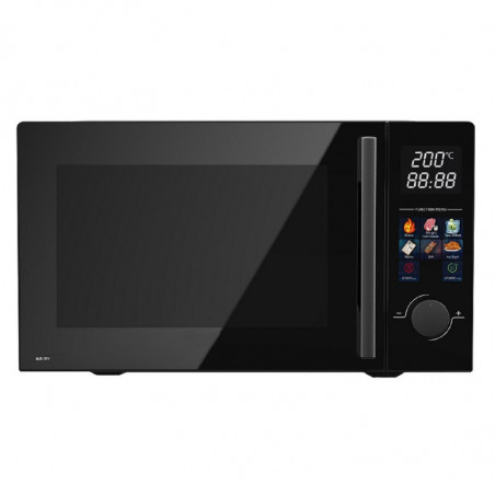 Микровълнова фурна Finlux FMO-2525, Готвене с горещ въздух, 4250W, 25 л, 8 програми, Конвекция, Грил, Таймер, Черен