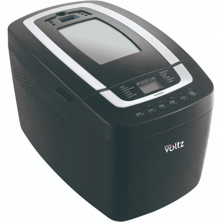 Хлебопекарна Oliver Voltz OV51446B, 800W, 12 програми, LCD дисплей, Таймер, Черен
