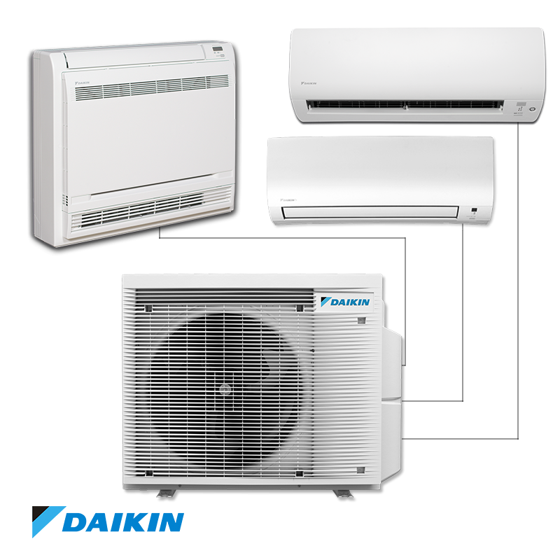 Външно тяло на мултисплит система Daikin 3MXM40A, 14000 BTU, 28 м2, A+++/A++, R-32, Бял