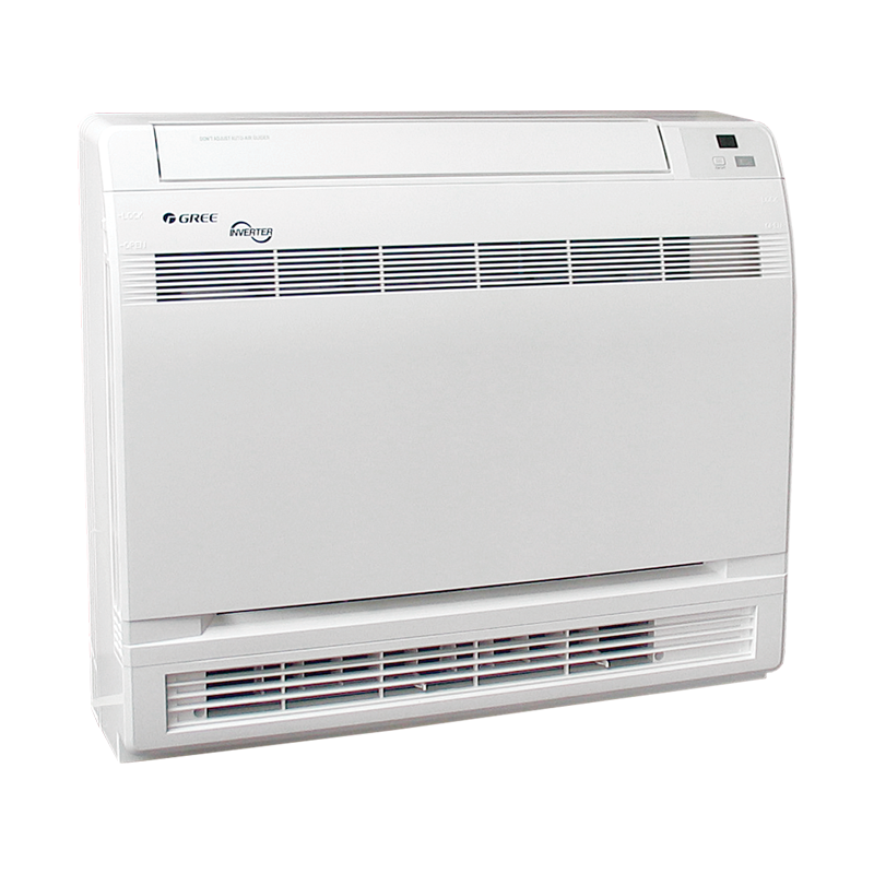 Вътрешно тяло за мултисплит система Gree GEH12AA, 12000 BTU, 23 м2, A++/A+, Подово, Wi-Fi, Бял