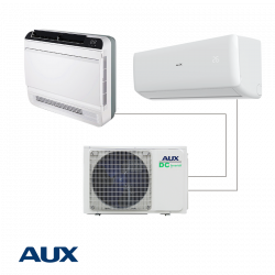 Външно тяло на мултисплит система AUX AM2-H18/4DR3S, 18000 BTU, 40 м2, A++ / A+, R-32, Бял
