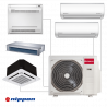 Външно тяло на мултисплит система Nippon N50D-42HFN8-Q, 42000 BTU, 80 м2, А++/А, R-32, Бял
