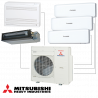 Външно тяло на мултисплит система Mitsubishi Heavy Industries SCM100ZS-W, 34000 BTU, 74 м2, А/А+, R-32, Бял
