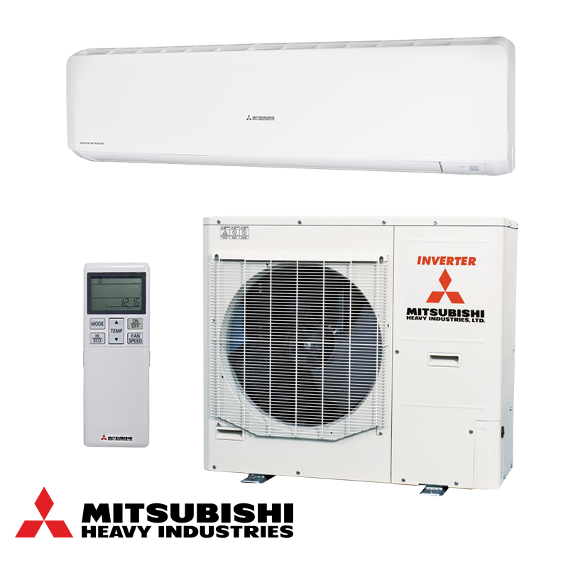 Инверторен климатик Mitsubishi Heavy Industries SRK100ZR-W/FDC100VNP, 34000 BTU, 69 м2, A++/A+, R-32, Бял