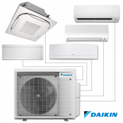 Външно тяло на мултисплит система Daikin 5MXM90A9, 30000 BTU, 64 м2, А+++, R-32, До 5 вътрешни тела, Бял