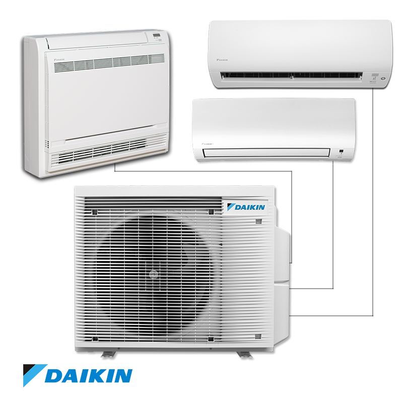 Външно тяло на мултисплит система Daikin 3MXM68A9, 23000 BTU, 53 м2, A+++, R-32, До 3 вътрешни тела, Бял