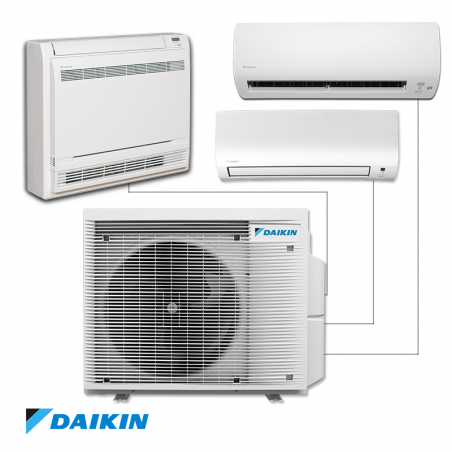 Външно тяло на мултисплит система Daikin 3MXM68A9, 23000 BTU, 53 м2, A+++, R-32, До 3 вътрешни тела, Бял