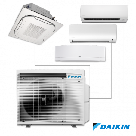 Външно тяло на мултисплит система Daikin 4MXM68A9, 23000 BTU, 53 м2, A+++, R-32, До 4 вътрешни тела, Бял