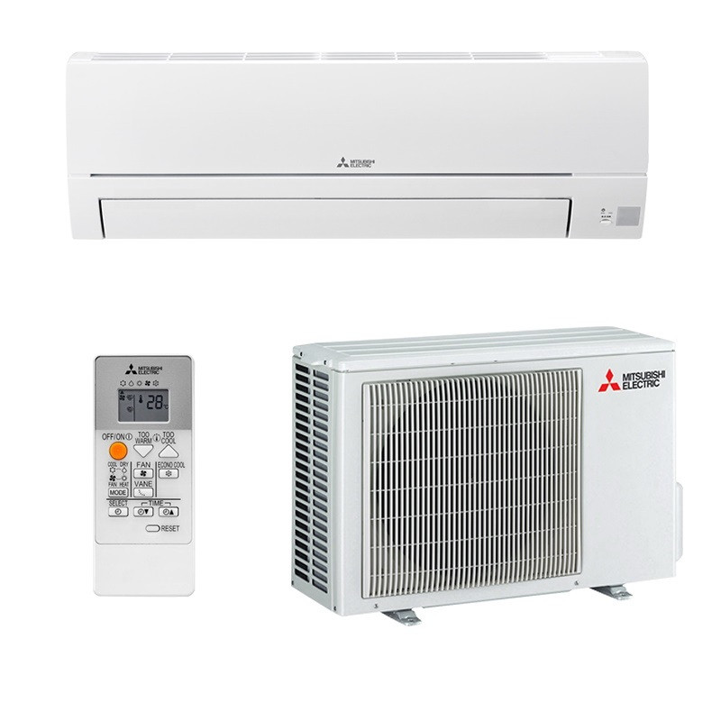 Инверторен климатик Mitsubishi Electric MSZ-HR50VF/MUZ-HR50VF, 18000 BTU, 35 м2, A++/A+, Сребърни йони, R-32, Бял