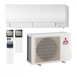Инверторен климатик Mitsubishi Electric MSZ-FH35VE/MUZ-FH35VE, 12000 BTU, 25 м2, A+++/A+++, Plasma Quad филтър, 3D i-see сензор, R-410A, Бял