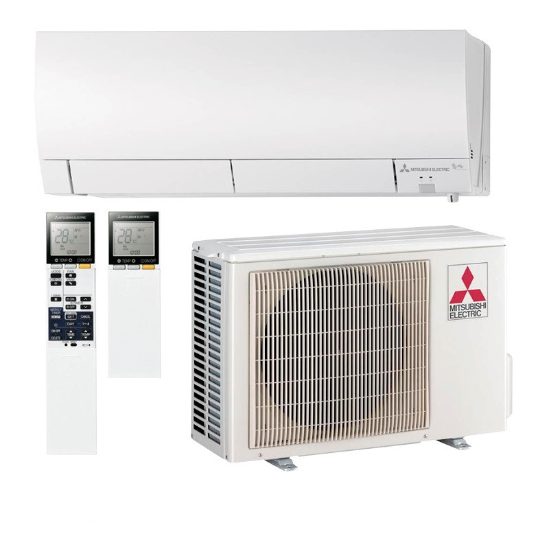 Инверторен климатик Mitsubishi Electric MSZ-FH35VE/MUZ-FH35VE, 12000 BTU, 25 м2, A+++/A+++, Plasma Quad филтър, 3D i-see сензор, R-410A, Бял
