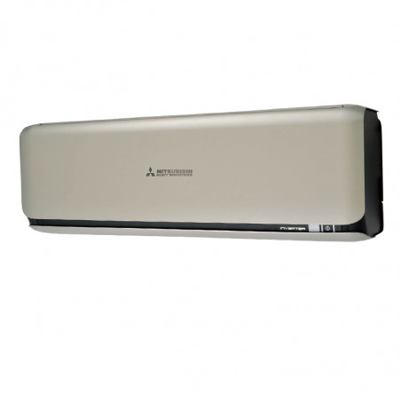 Инверторен климатик Mitsubishi Heavy Industries SRK20ZSX-WT/SRC20ZSX-W, 7000 BTU, 17 м2, A+++/A+++, 3D Auto, R-32, Бежов/Черен