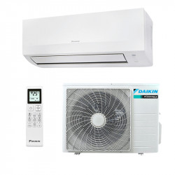 Инверторен климатик Daikin Sensira FTXC71E + RXC71E, 24000 BTU, 50 м2, A, Wi-Fi, R-32, Бял