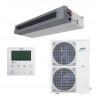 Канален климатик AUX AUMD-H60/SDR3HC + AL-H60/SDR3C2(U), 60000 BTU, 100 м2, R-32, Бял