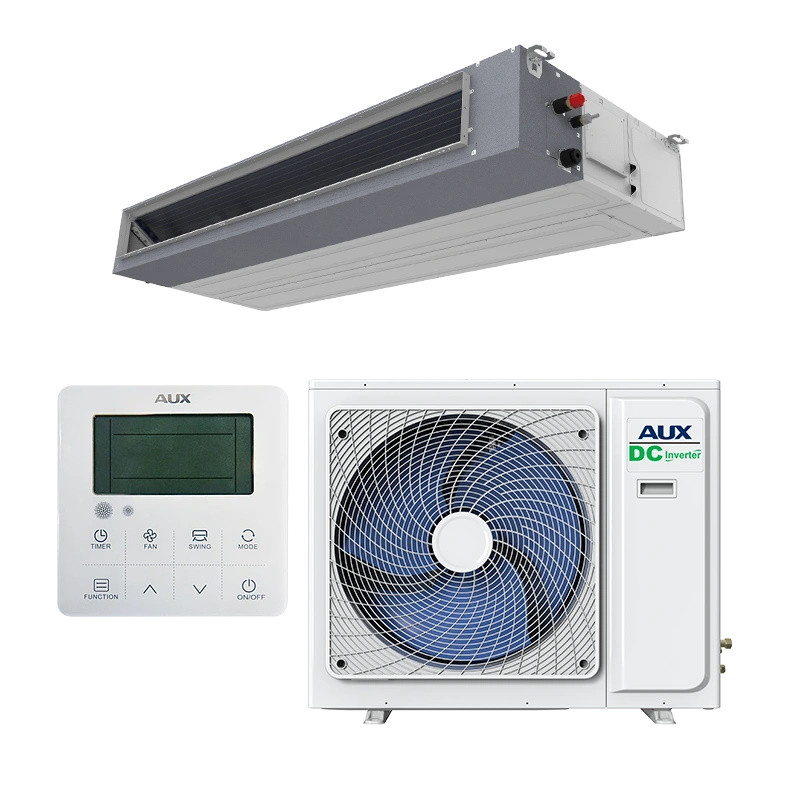 Канален климатик AUX AUMD-H36/NDR3HC + AL-H36/NDR3C2(U), 36000 BTU, 60 м2, R-32, Бял