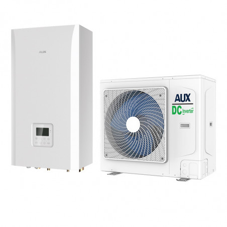 Термопомпа AUX ACHP-H14/5R3HA, 14 kW, 65C, А+++, Wi-Fi, R-32, Трифазен, Бял