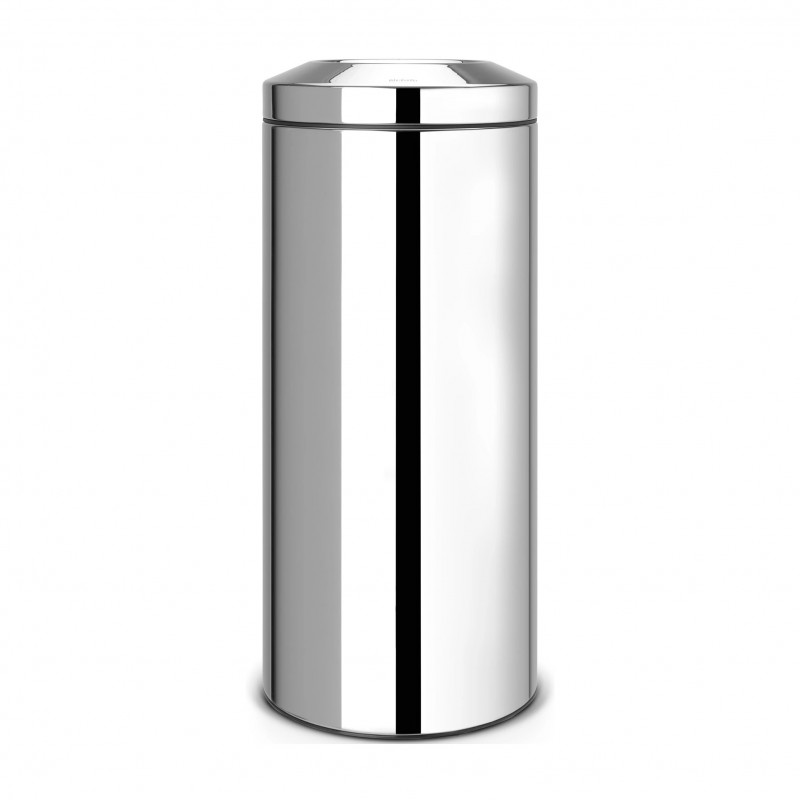 Кош за боклук Brabantia Flame Guard 647074, 30 л, Огнеопорен, Метална вътрешна кофа, Инокс, Инокс