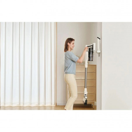 Вертикална прахосмукачка Tineco A30S Plus, 160W, 20000 Pa, 140 м2, 60 мин, 1000 мл, iLoop сензор, PureCyclone технология, LED, Бял/сив