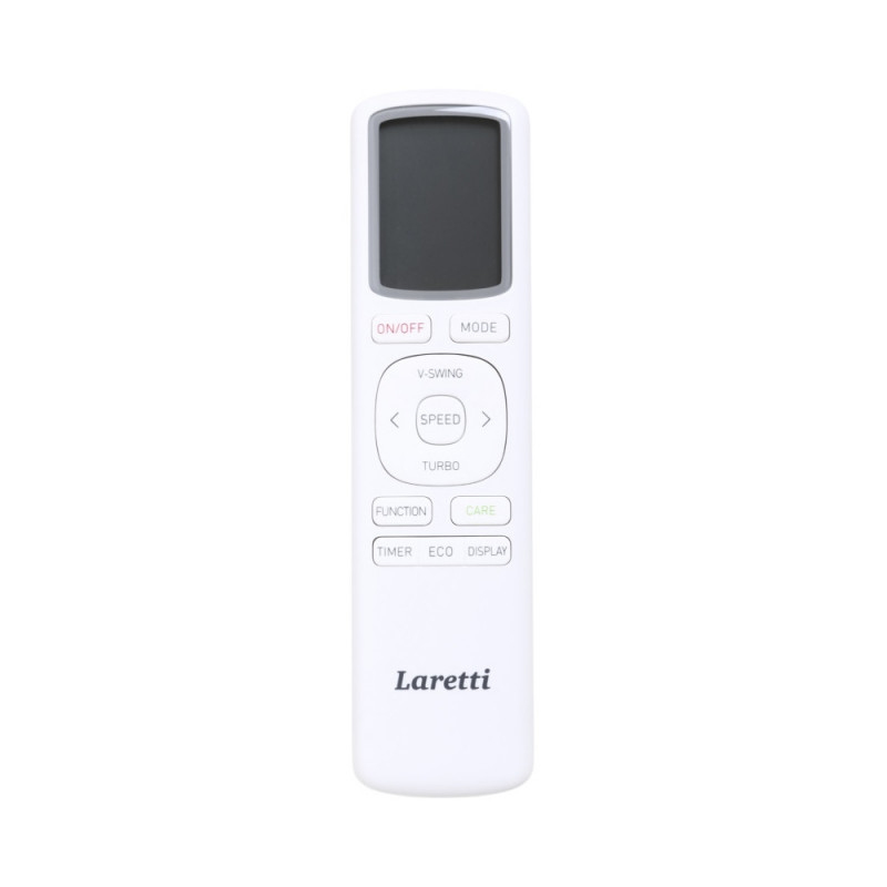 Инверторен климатик Laretti LR-09WF Gold Line, 9000 BTU, 25 м2, Обезвлажняване, Wi-Fi, R-32, Бял