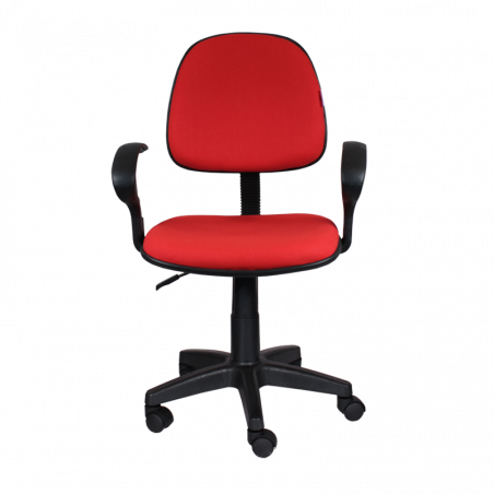 Детски стол Carmen 6012, До 70 кг, Регулиране на люлеенето, Полипропиленови колелца, Червен