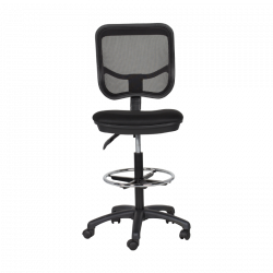 Офис стол Carmen 7552, До 90 кг, Заключване на облегалката във всяка позиция, Степенка, Черен