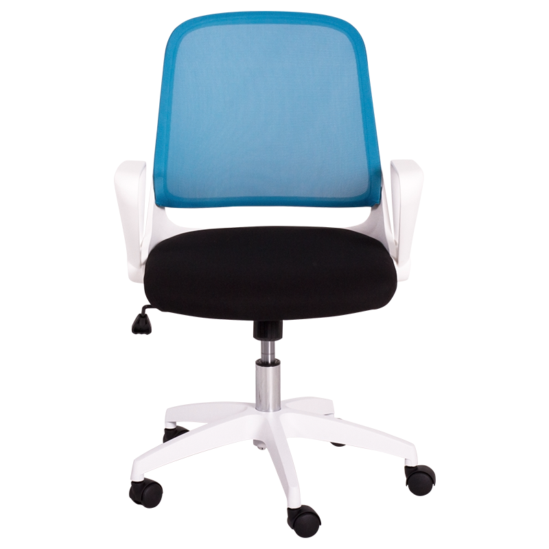 Работен стол Carmen 7033, До 100 кг, Регулиране на люлеенето, Фиксиране, Полипропиленови колелца, Черен/син