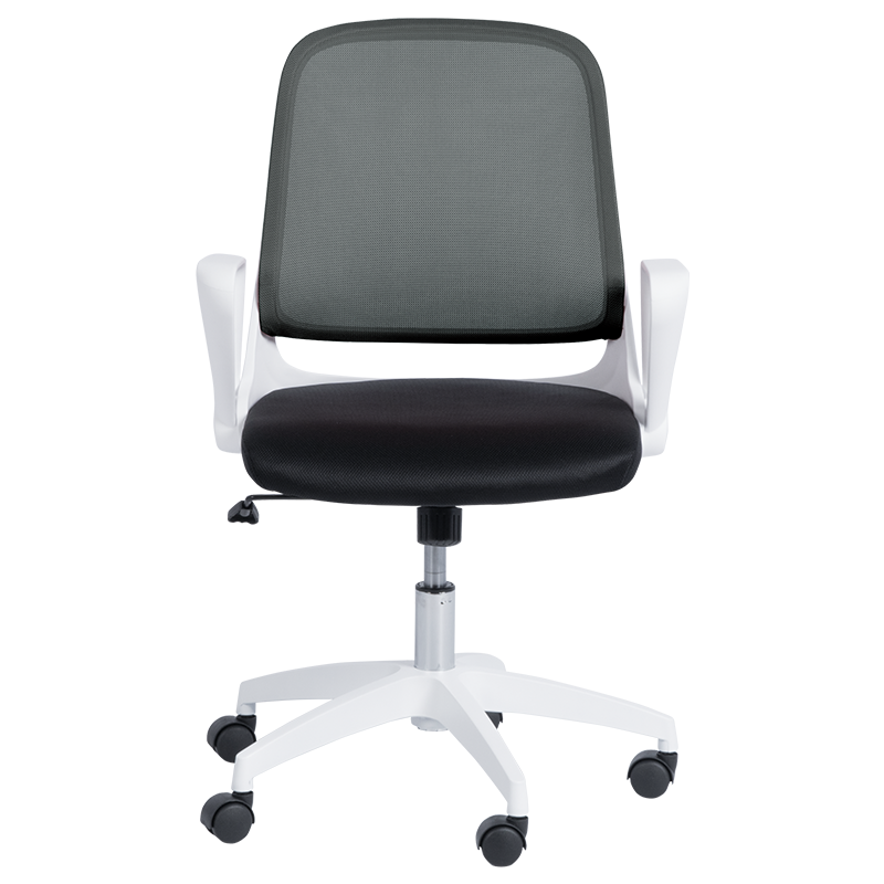 Работен стол Carmen 7033, До 100 кг, Регулиране на люлеенето, Фиксиране, Полипропиленови колелца, Черен/сив