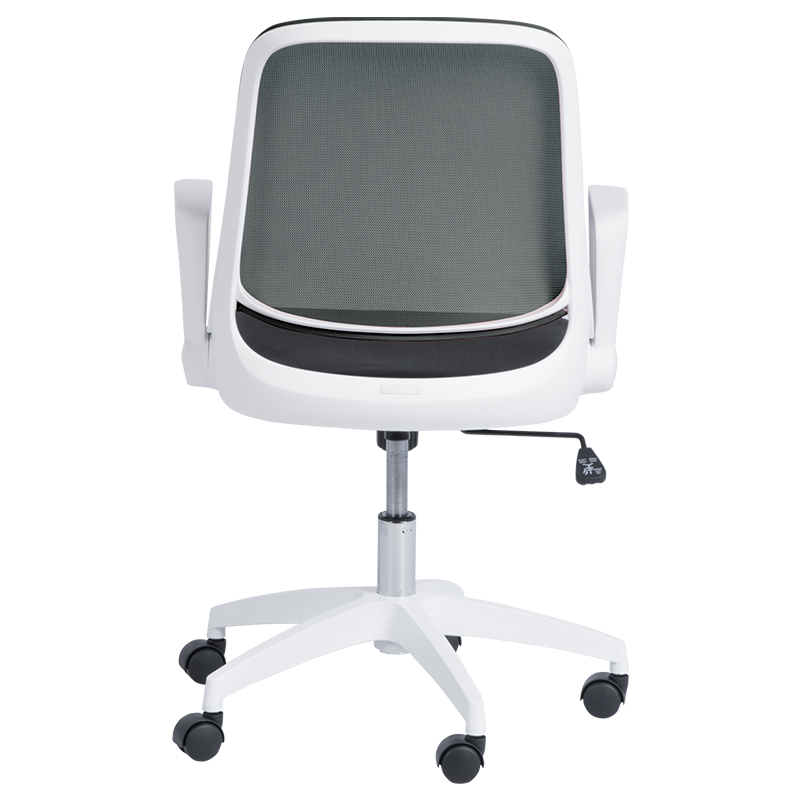 Работен стол Carmen 7033, До 100 кг, Регулиране на люлеенето, Фиксиране, Полипропиленови колелца, Черен/сив