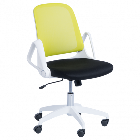 Работен стол Carmen 7033, До 100 кг, Регулиране на люлеенето, Фиксиране, Полипропиленови колелца, Черен/резеда