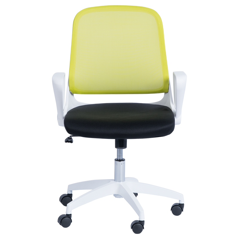 Работен стол Carmen 7033, До 100 кг, Регулиране на люлеенето, Фиксиране, Полипропиленови колелца, Черен/резеда